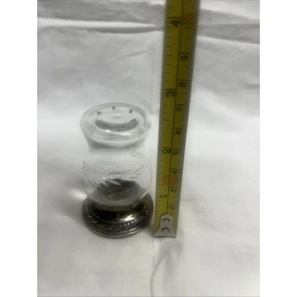 Quaker Sterling Silver Salt and Pepper Shakers Weighted
